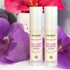 TWO (2) x Sonage Collagen Boosting Serum For Skin Plumping 15ml Total *NEW